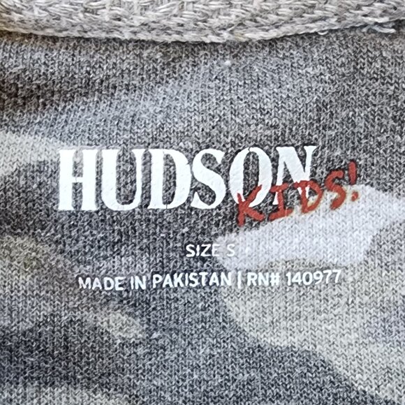 Hudson Gray Camo Crew Neck Sweatshirt Size Small - Picture 4 of 7